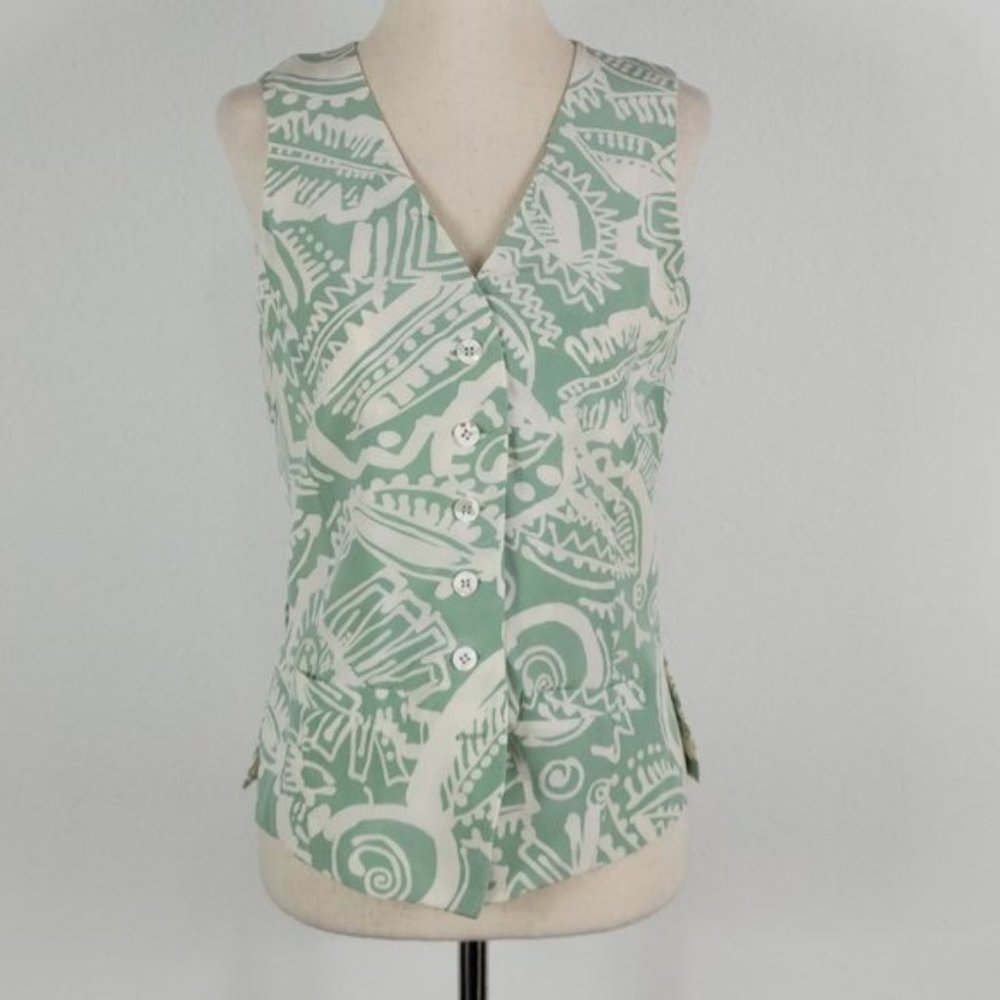 VITTADINI SPORT graphic print vest Sz S